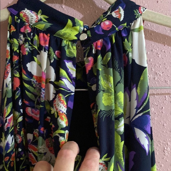 New York &Co Floral Sleeveless Dress size XL - Picture 9 of 14